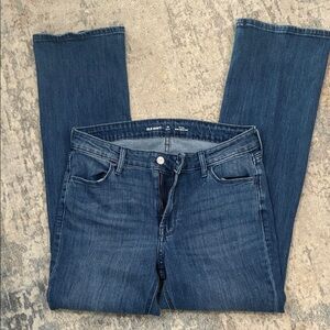 Old Navy Women's Dark Blue Boot Cut Jeans